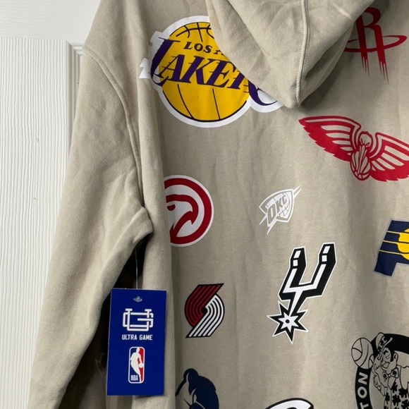NBA Team Ultra Game Mens Pullover Hoodie Size L - Picture 11 of 12